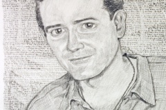 Retrato de Luis Guitarra hecho por Teresa Molina