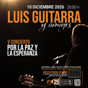 Cartel Concierto Luis Guitarra en Espacio Ronda 2026